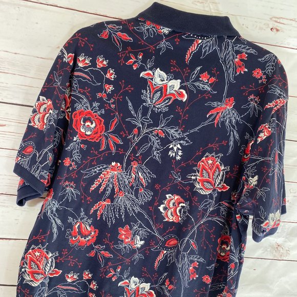 Daniel Cremieux Red White Blue Short Sleeve Shirt NWOT Men's Size Large - Picture 8 of 13